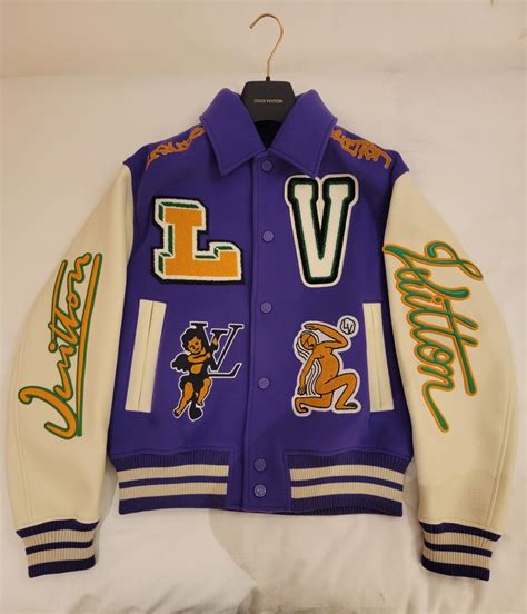 lv varsity jacket virgil|virgil abloh varsity jacket.